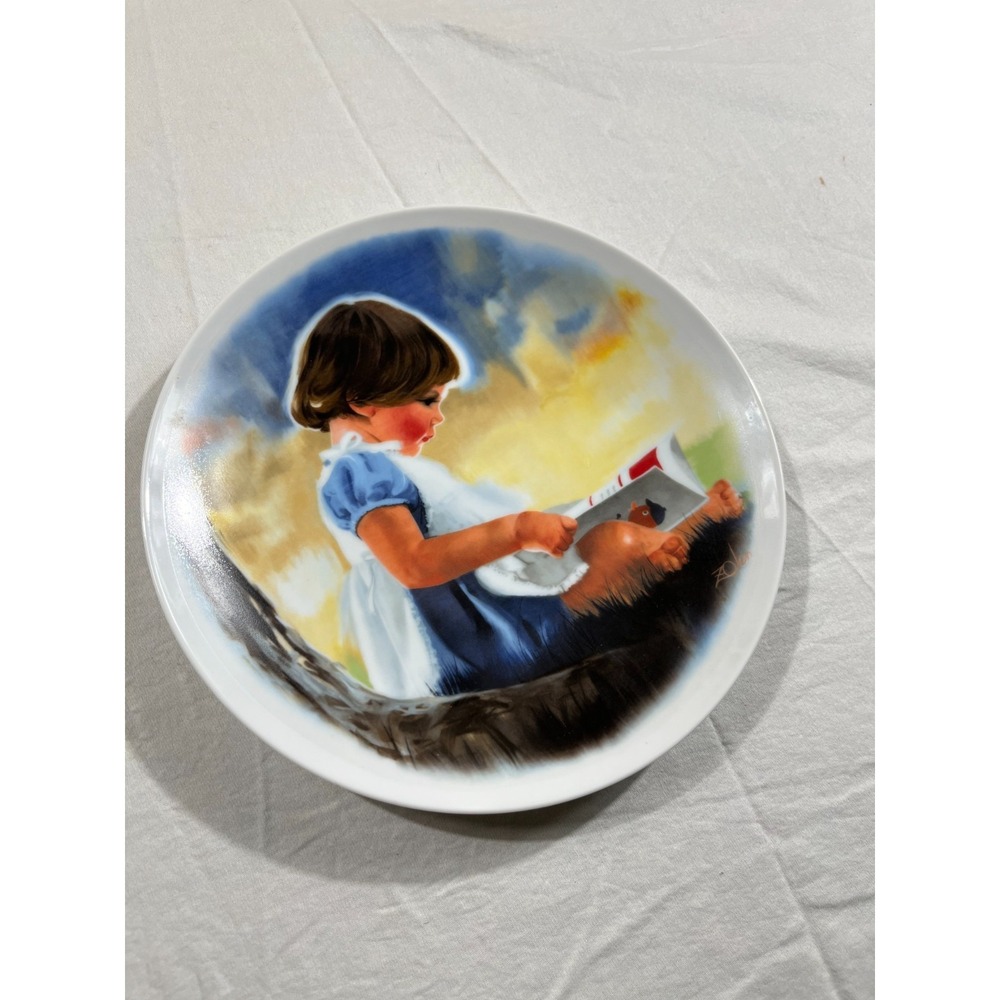 Donald Zolan By Myself Collector Plate Viletta 1980 Limited Edition Number 4891D